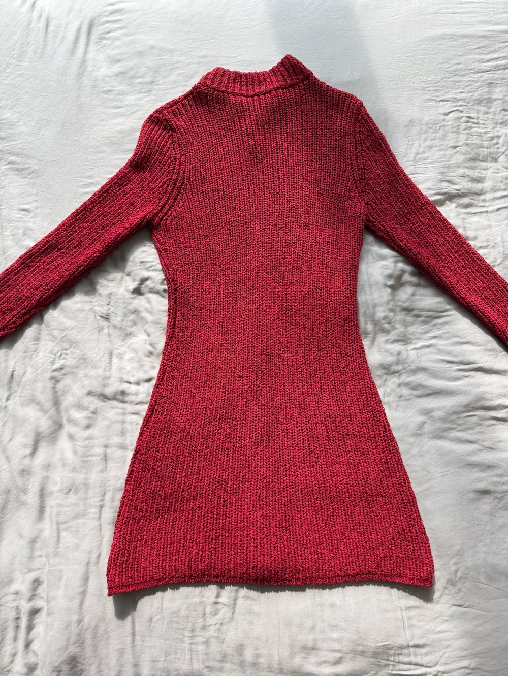 Beutler Swiss Design Knit Coat Dress with Genuine Horn Buttons - Picture 9 of 9